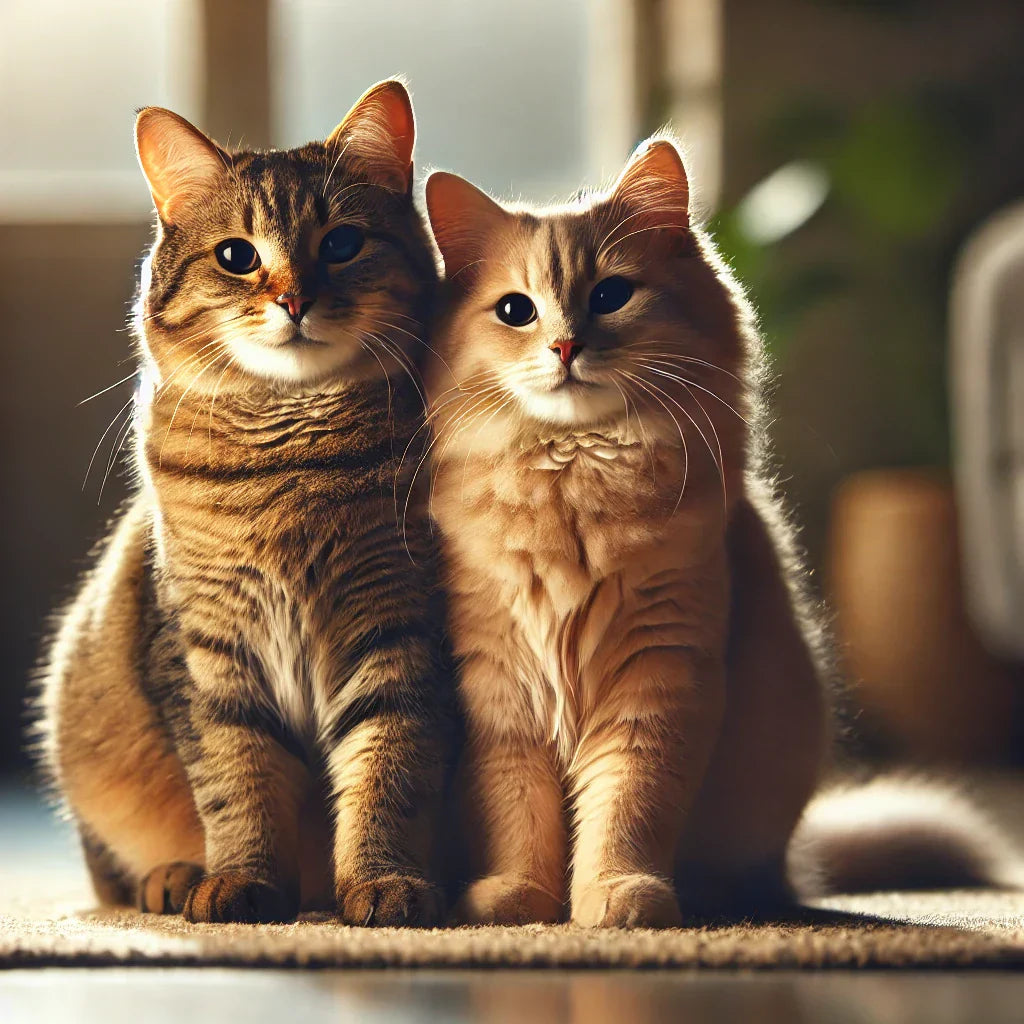 gatos mirando