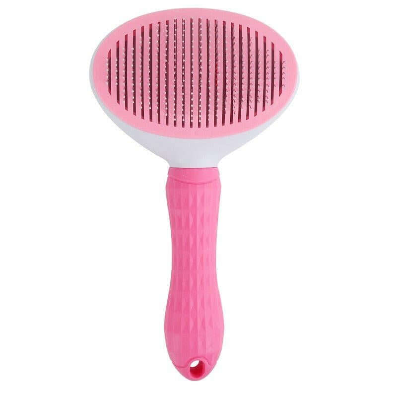 Cepillo rosa para gatos